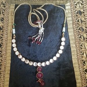 Necklace and earrings